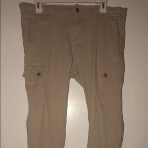 Tan army like pants